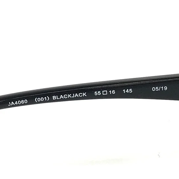 Joseph Abboud Eyeglasses Frame JA4060 001 BLACKJACK Rectangle Full Rim 55-16-145 - Picture 9 of 11